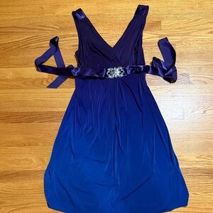 Scarlett Nite Deep Blue Mini Dress